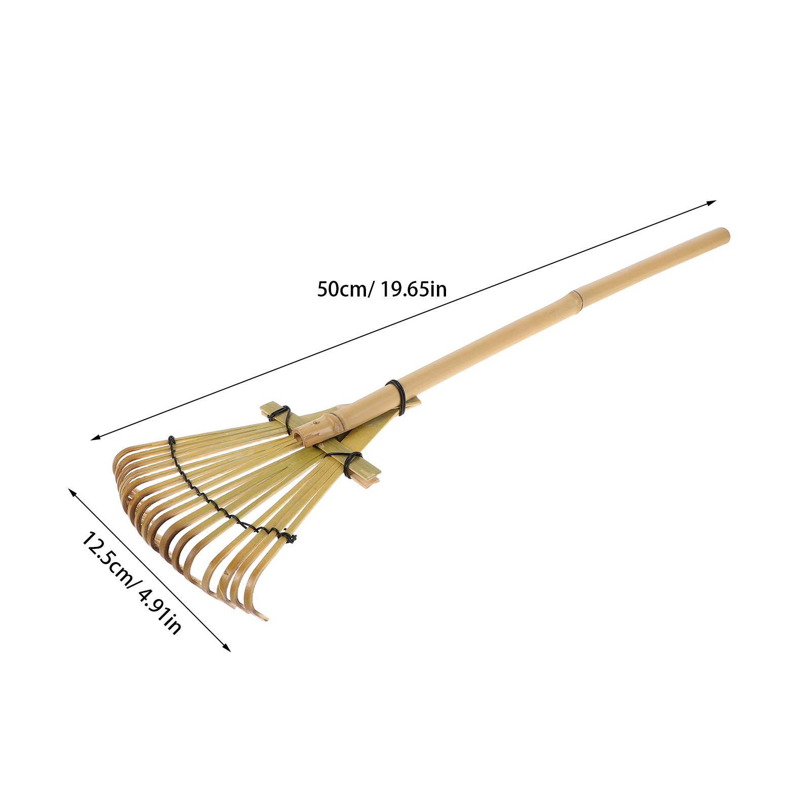 2Pcs 19.6 Inch Bamboo Hand Rak - Gardening Hand Tools Japanese ulasan dan harga