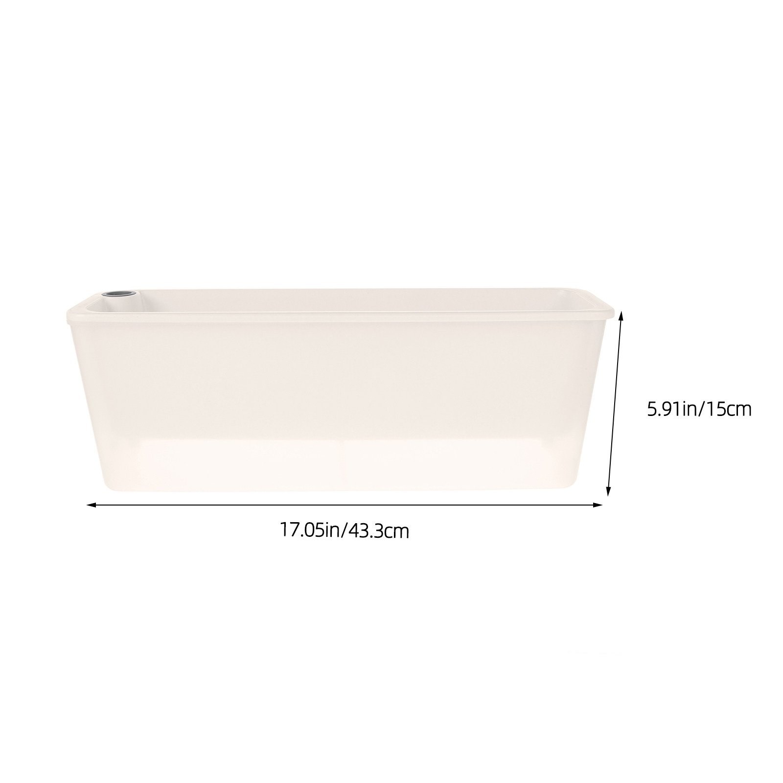Rectangle Self Watering Narrow - Self-Watering Planter ulasan dan harga