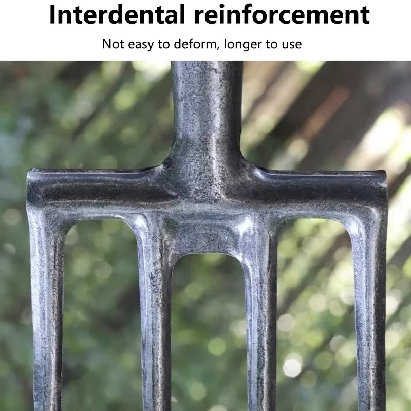 4-Tine Carbon Steel Agricultur - Spade Digging Fork ulasan dan harga