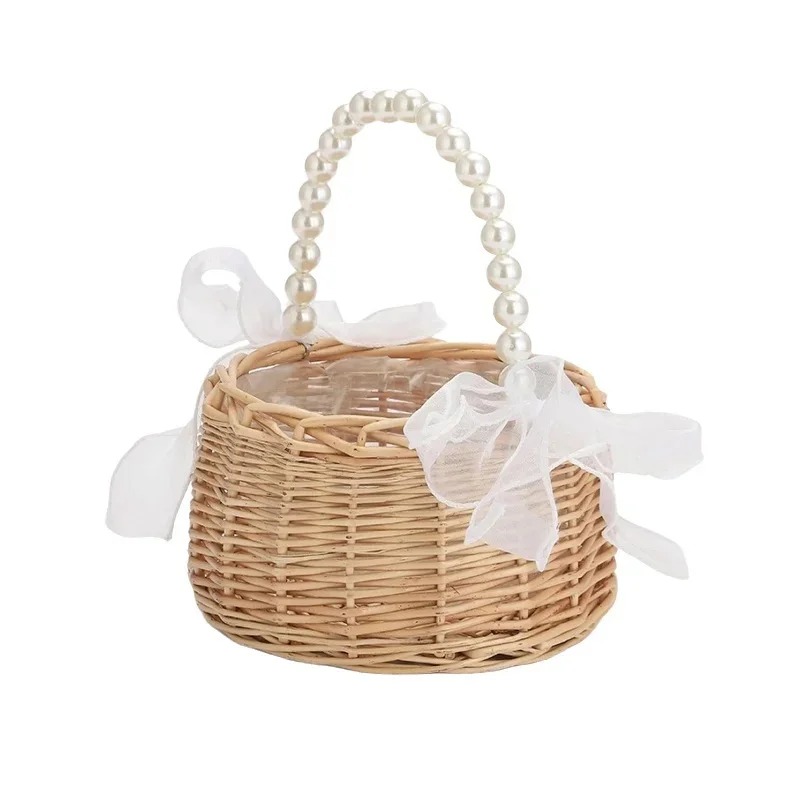 Pearl Handle Rattan Wedding Fl - Gardening Tools Girls ulasan dan harga